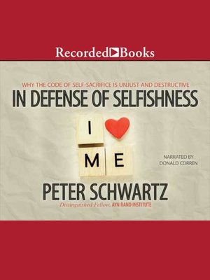 cover image of In Defense of Selfishness